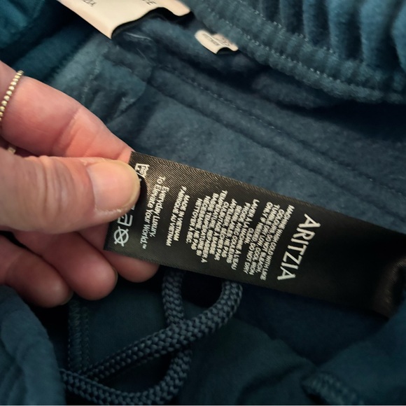 Aritzia Teal Mega Cargo Sweatfleece Set - Picture 3 of 6